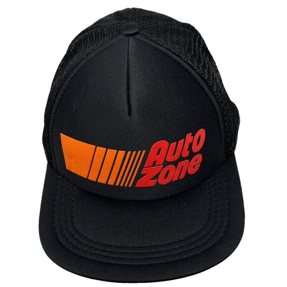 Auto Zone Vintage Mesh Foam Trucker Snapback Employee Hat Cap Mechanic Dad Retro - Picture 2 of 8
